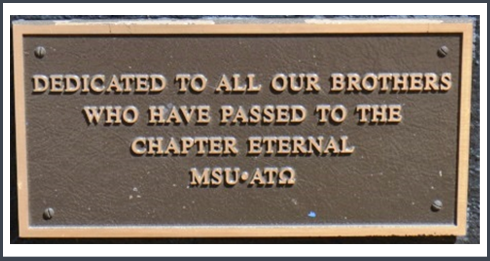 Chapter Eternal Plaque 2022 Brothers Lost