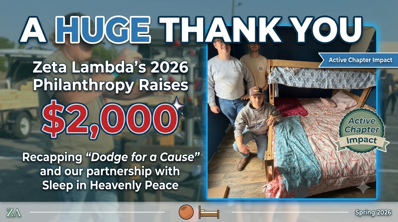 Dodge for a Cause 2026: Zeta Lambda Raises $2,000 for Sleep in Heavenly Peace!