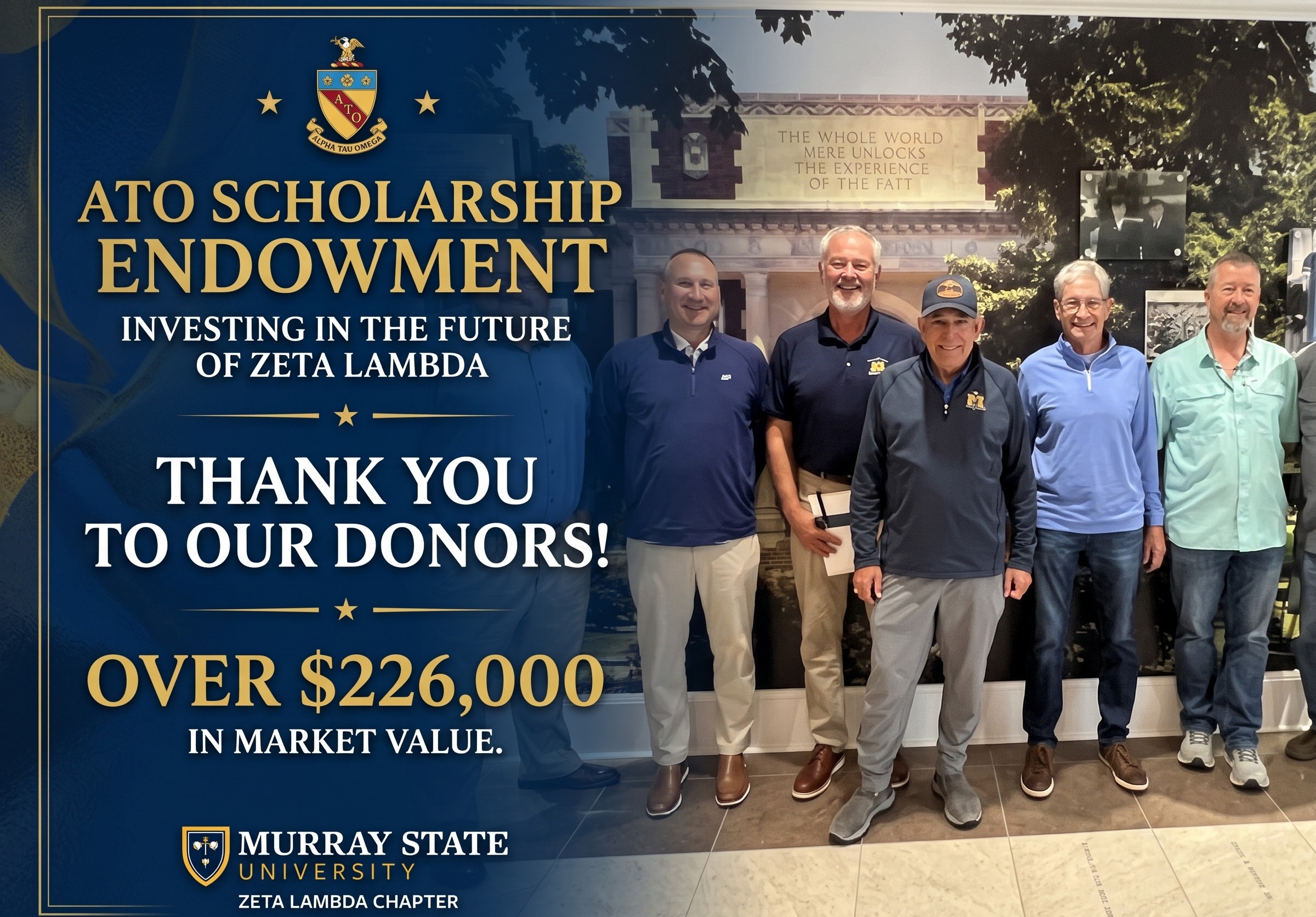 ATO Scholarship Fund Update